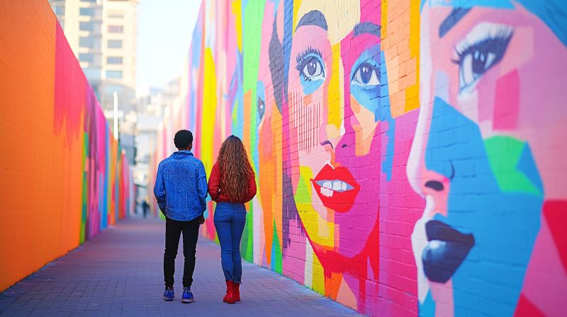 Cement Wall Painting