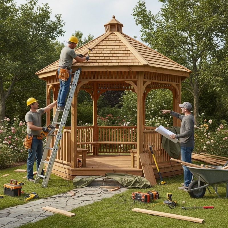 Gazebo Refinishing